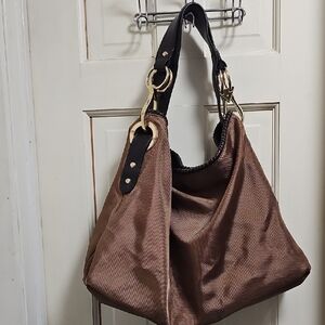 JPK Chic Brown  Shoulder Bag with Gold Hardware